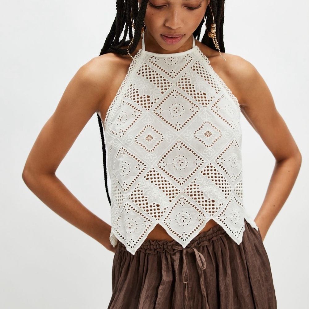 NWT hankie halter top. XS - Picture 2 of 12